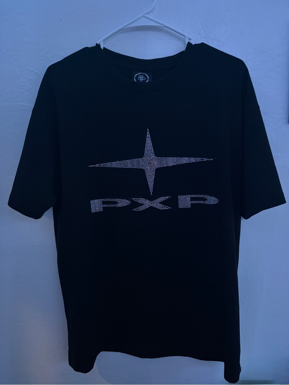 Parks Project Black Short-Sleeve Tee with Rhinestone Star Logo